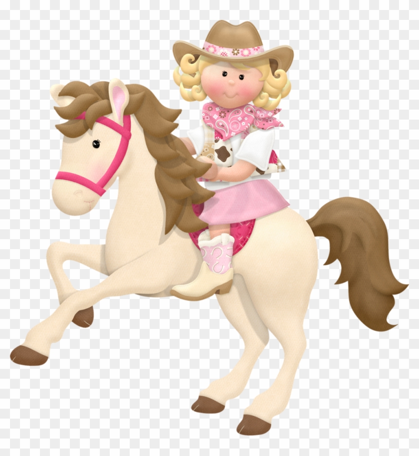 Cowboy E Cowgirl - Cowgirl Horse Clipart Png #274310