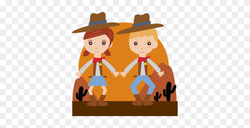 Cowboy Lingo - Cowboys And Cowgirls Cartoon #274346