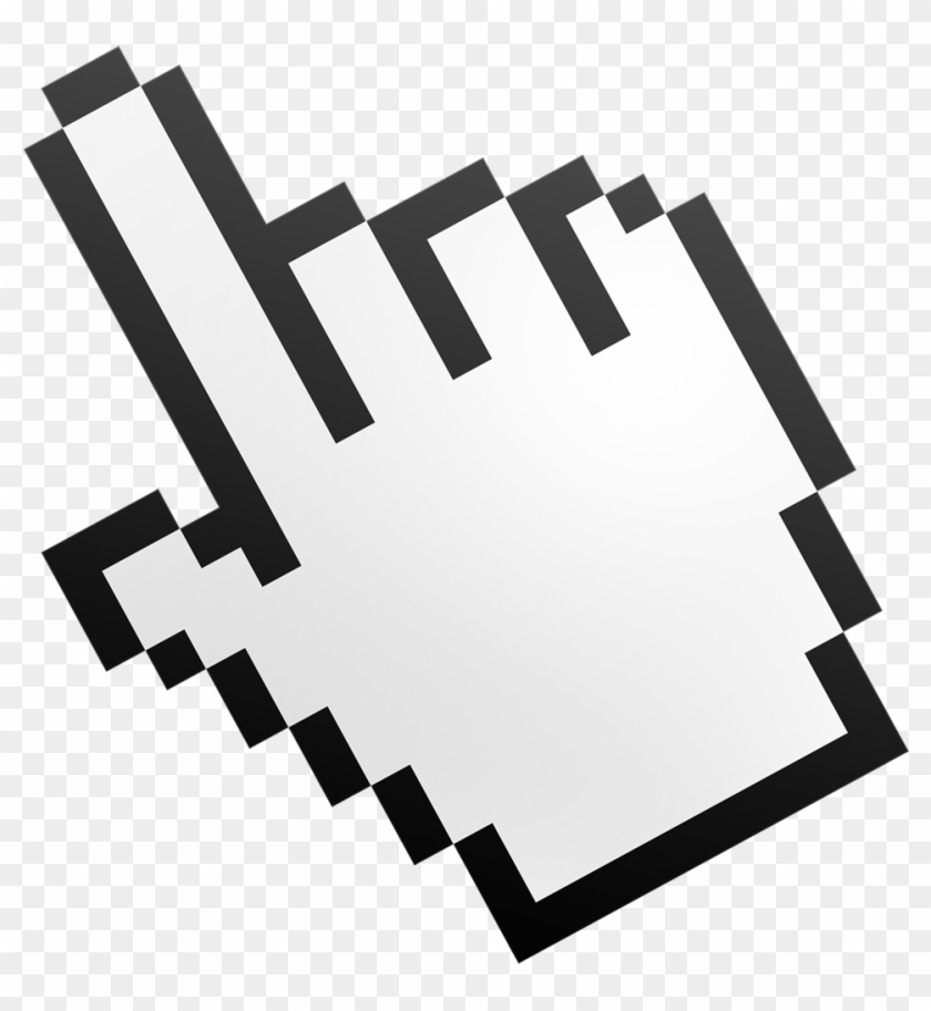 Computer Mouse Pointer Cursor Hand Clip Art - Hand Cursor Png #274368