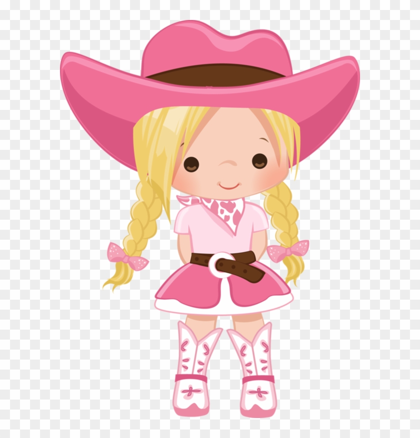Related Cowgirl Clipart Png - Niña Vaquera Dibujo #274413