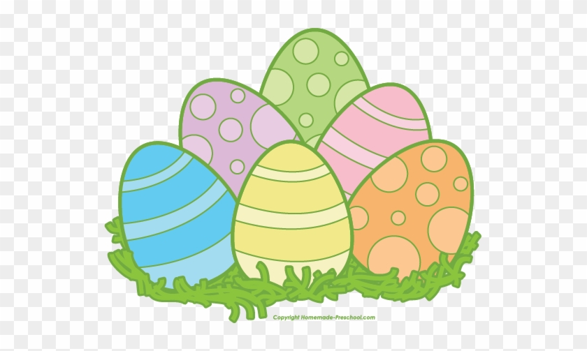 Easter Clipart - Cartoon Easter Eggs Clip Art #274440