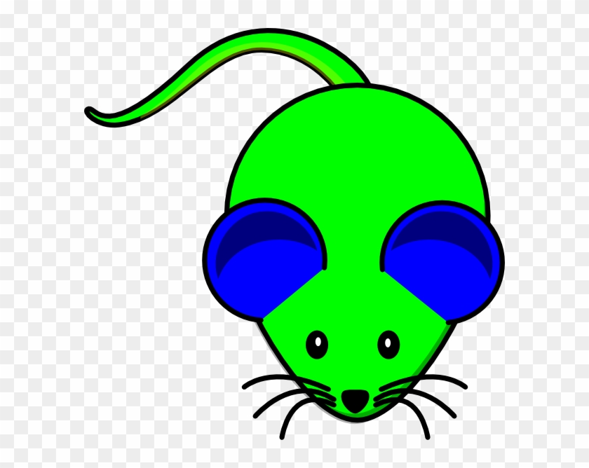 Greenblue Mouse Svg Clip Arts 600 X 588 Px - Myš Kreslená #274500
