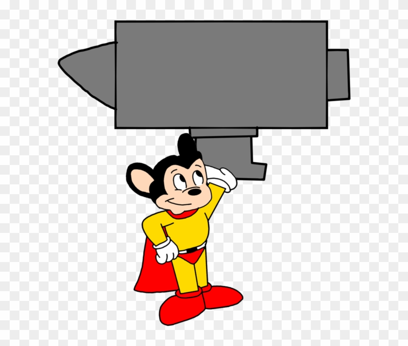 Mighty Mouse Carrying A Anvil By Marcospower1996 - Mouse #274519