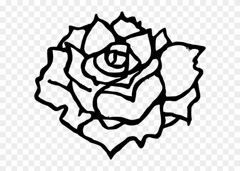 This Site Contains All Info About Bouquet Of Flowers - Black And White Rose Clip Art #274553