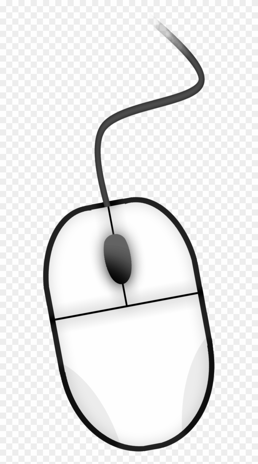 computer mouse clip art black and white