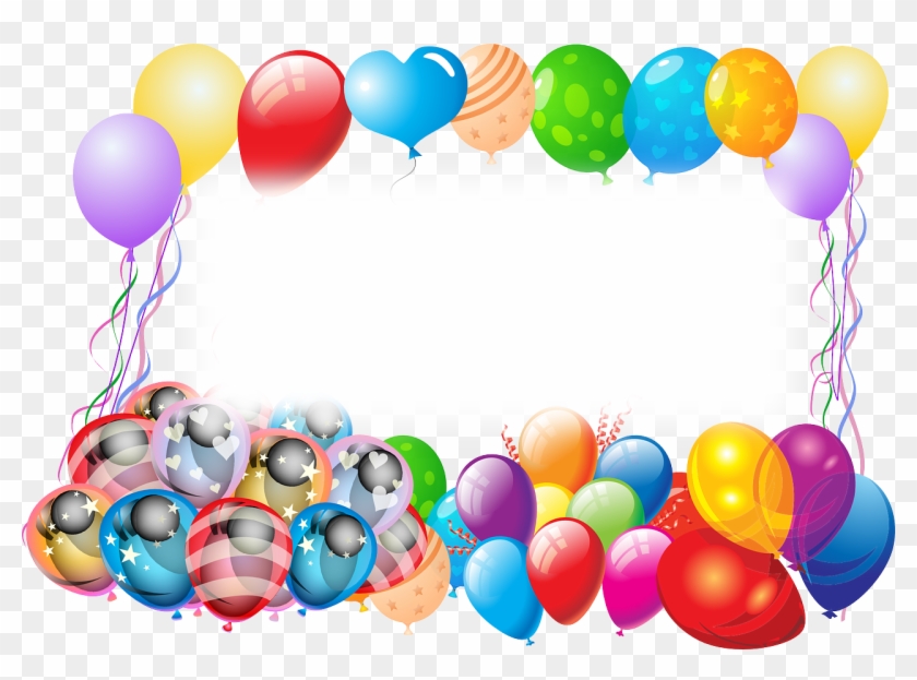 Balloons Birthday Greeting Png Image - Happy Birthday In Punjabi #274695