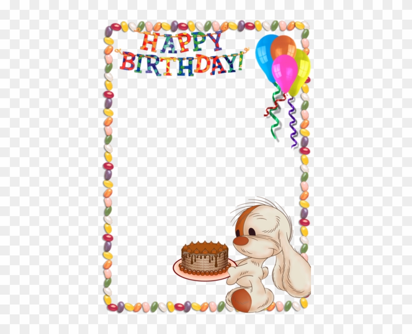 Happy Birthday Kids Transparent Photo Frame With Cute - Birthday Images For Editing #274708