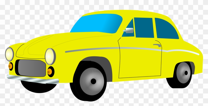 Big Image - Yellow Car Clipart #274714