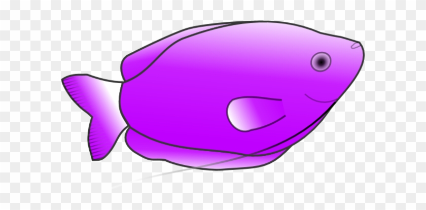 Purple Fish Clipart - Purple Fish Clipart #274778