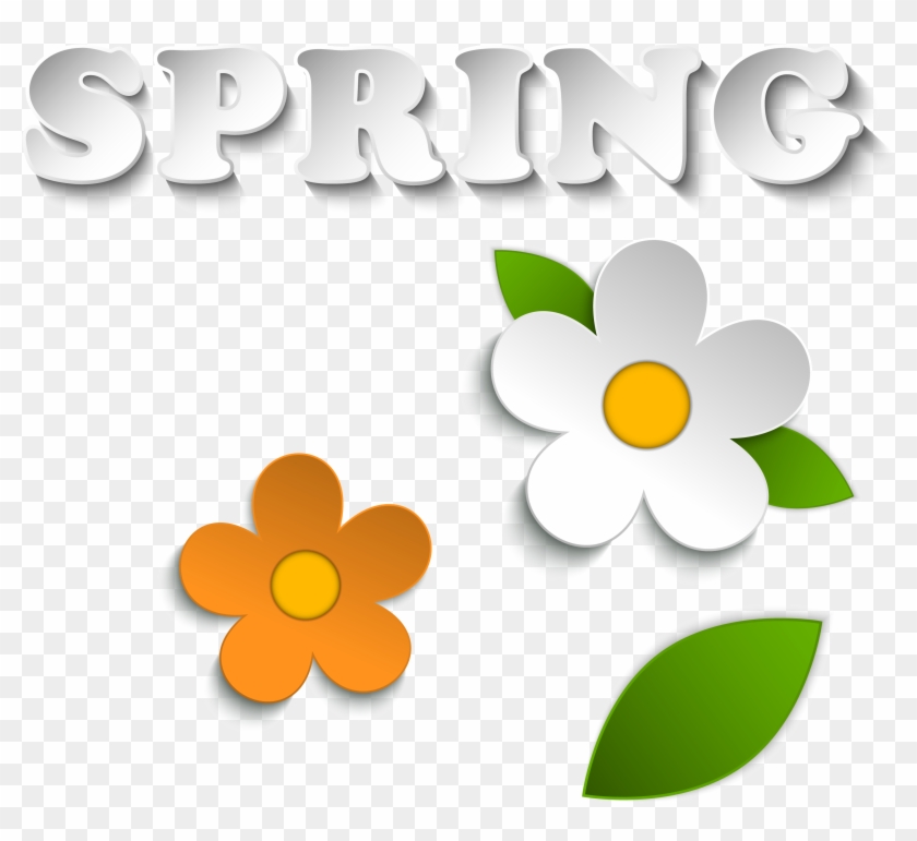 Spring New Flower Stickers Three - Three-dimensional Space #274823