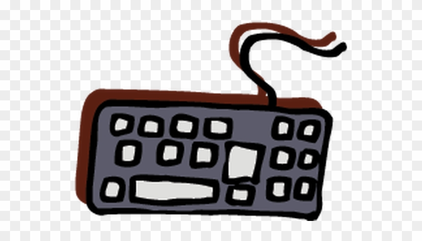 Computer Keyboard - Computer Keyboard Clipart Png #274831