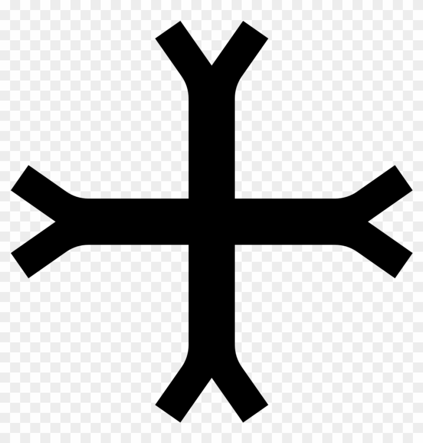 Cross Fourchee Heraldry - Cross #274970