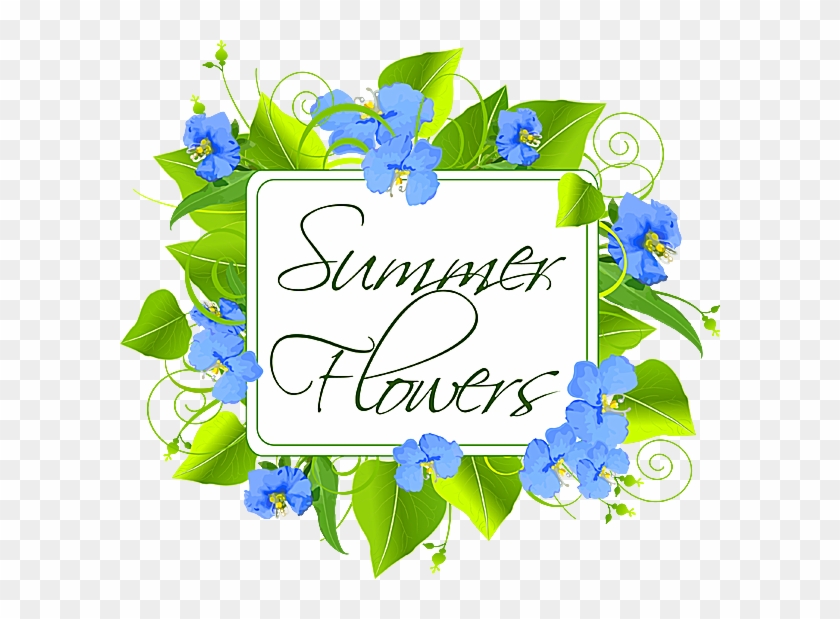 A Bouquet Of Summer Flowers Clip Art - Transparent Blue Mother's Day #275022