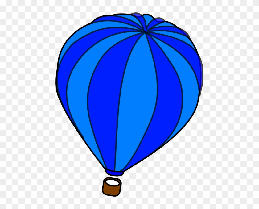 Blue Hot Air Balloon Clipart #275042