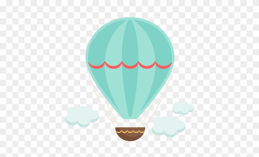 Vintage Hot Air Balloon Svg Cutting File For Scrapbooking - Balão De Ar Quente Desenho Png #275047