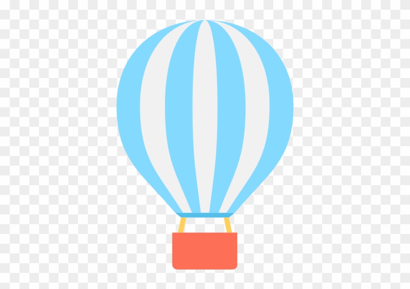 Hot Air Balloon Free Icon - Balloon Hot Air Blue Png #275077