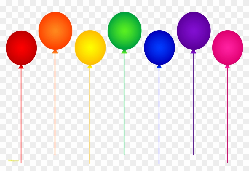 Balloons Images Birthday Balloons Free Birthday Balloon - Red Orange Yellow Green Blue Purple Pink Rainbow #275085