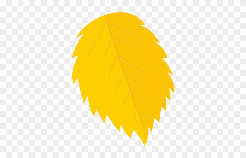 Yellow Leaf Drawing - Yellow Fall Leaf Clip Art #275092