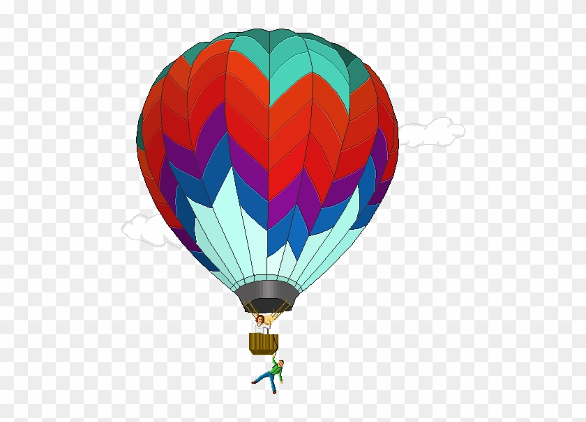 Drawn Hot Air Balloon Transparent - Hot Air Balloon Drawing #275117