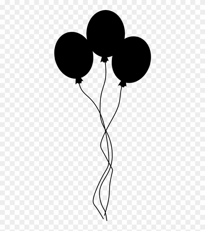 Balloon Clip Art Silhouette - Silhouette #275194