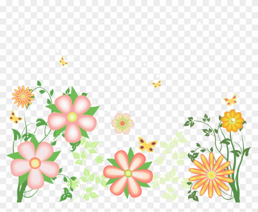 Decorative Floral Elements Vector - زخارف Transparent #275213