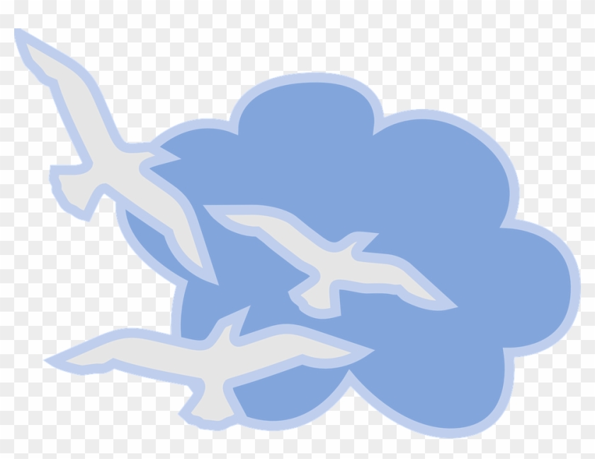 Clouds Clipart Bird - Sky #275232