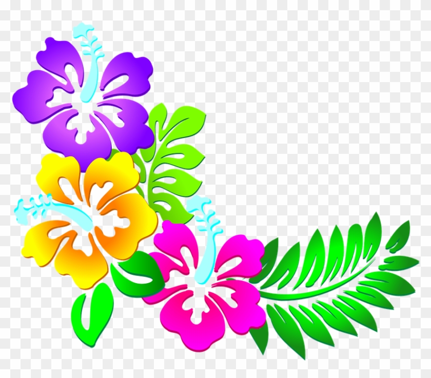 Spring Flowers Borders 12, Buy Clip Art - Flores Moana #275245