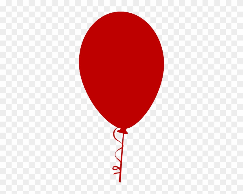 Straight Flat Red Balloon Clip Art At Clker - Balloon Flat Vector Png #275249