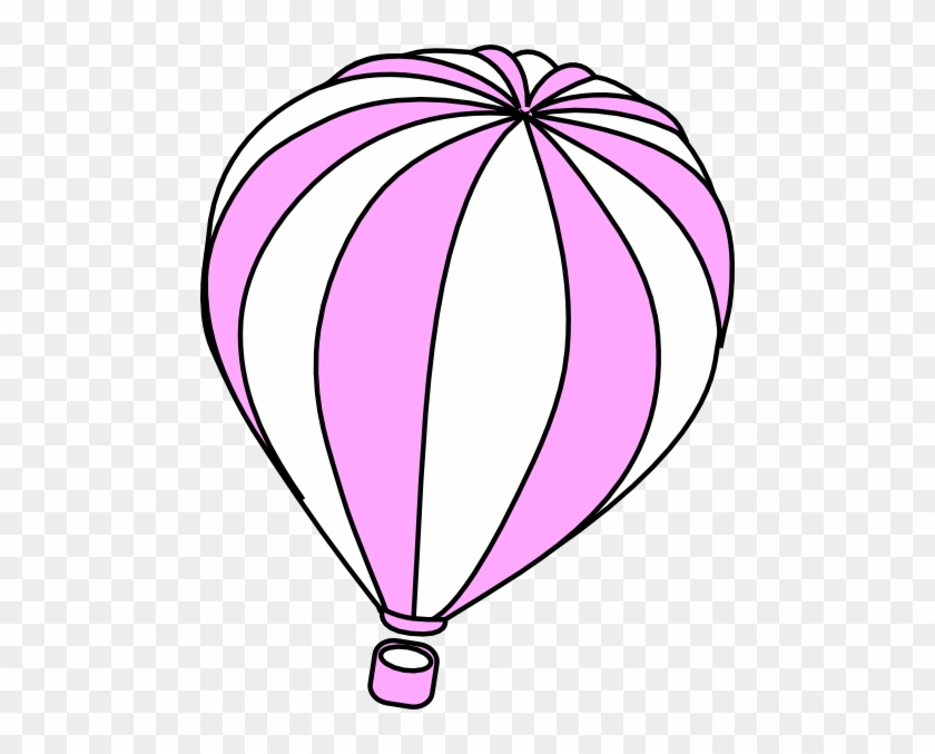 Pink - Hot - Air - Balloon - Clipart - Hot Air Balloon Clip Art #275251
