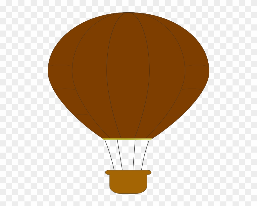 Balloon Clipart Brown - Brown Hot Air Balloon #275268