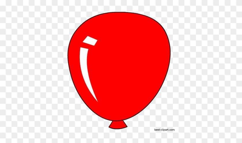 Free Red Balloon Clip Art Image - Circle #275276