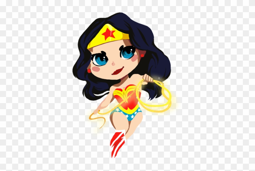 Wonder Woman By Bishi Beast On Deviantart Chibi Batman - Diploma De Super Heroe #275290