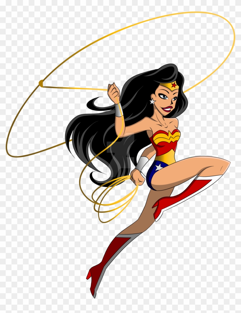 Wonder Woman Vector Art By Lvcillustrations On Deviantart - Wonder Woman Cartoon Vector #275337
