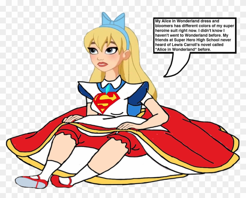 Supergirl As Little Alice By Darthraner83 - Dc Superheroes Girl Supergirl #275339