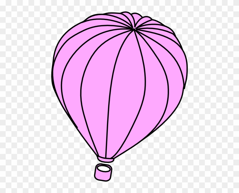 Balloon Clipart Light Pink - Hot Air Balloon Clip Art #275387