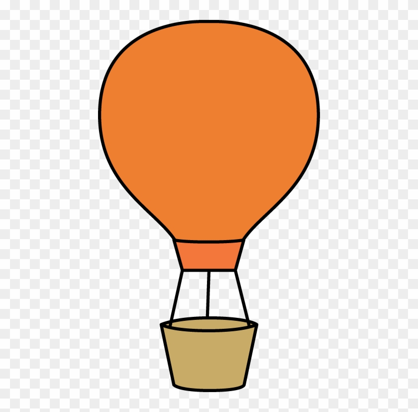 Orange Hot Air Balloon Clip Art - Orange Hot Air Balloon Clipart #275392