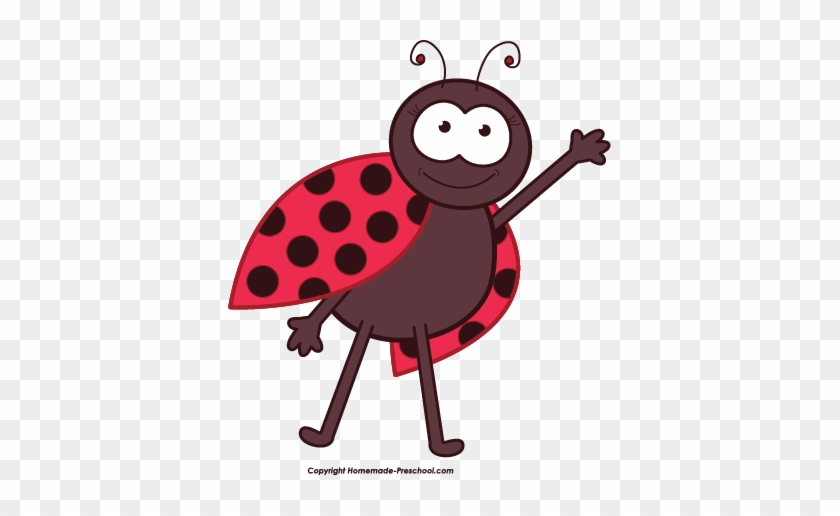 Ladybug Clipart Three - Ladybug Waving Clipart #275397