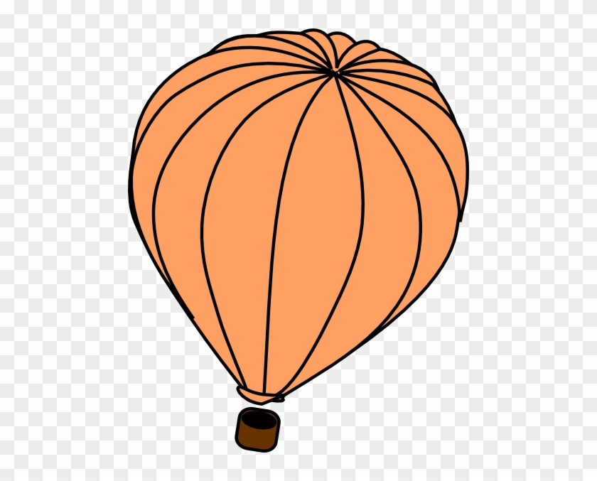 Hot Air Balloon Grey Clip Art At Clkercom Vector - Hot Air Balloon Coloring Page #275530