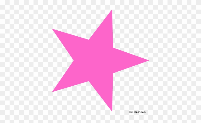 Free Pink Star Clip Art Image - Star And Crescent Icon #275537
