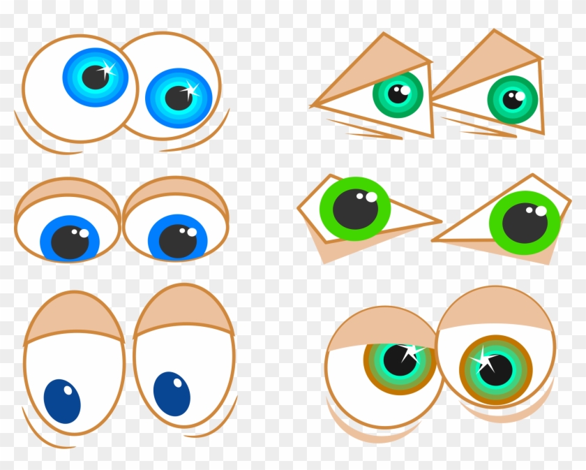 Big Image - Cartoon Eyes Clip Art #275575