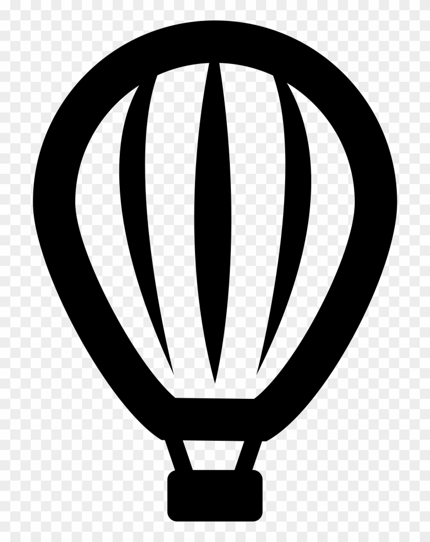Striped Hot Air Balloon Comments - Globo Aerostatico Icono #275580