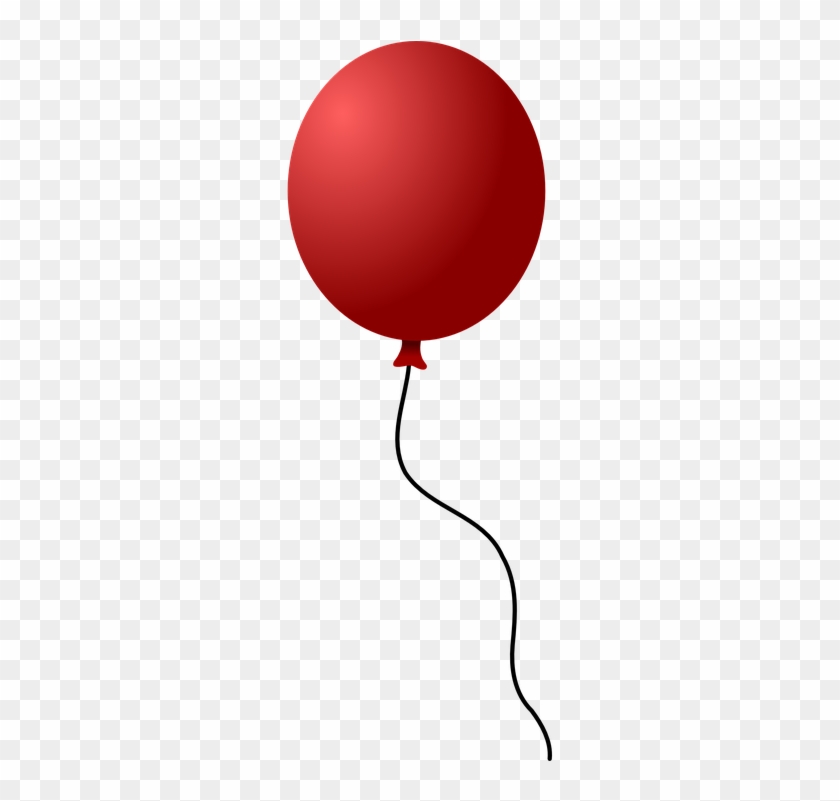 Balloon Clipart One - Single Balloon #275616