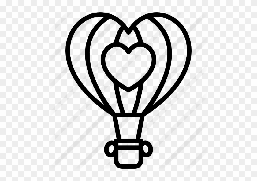 Heart Shaped Hot Air Balloon - Globo Aerostatico En Forma De Corazon #275622