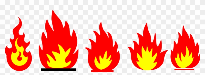 Realistic Fire Flames Clipart - Fire .svg #275709