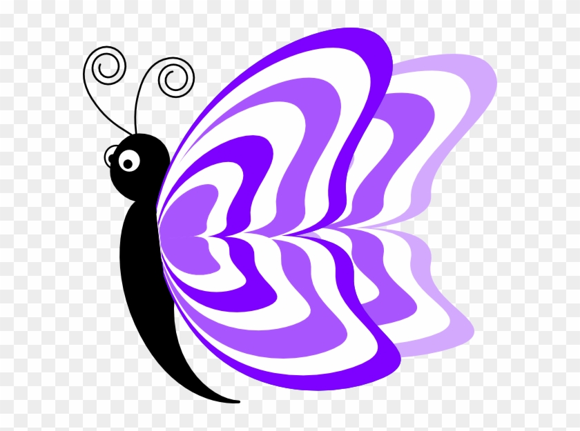 Clip Art Purple Butterfly #275761