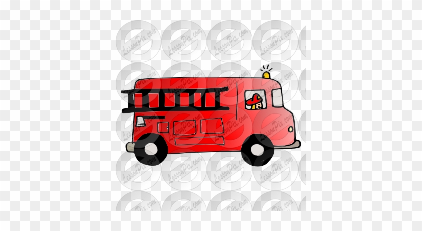 Fire Truck Fire Engine Clipart Image Cartoon Firetruck - Fire Engine #275778