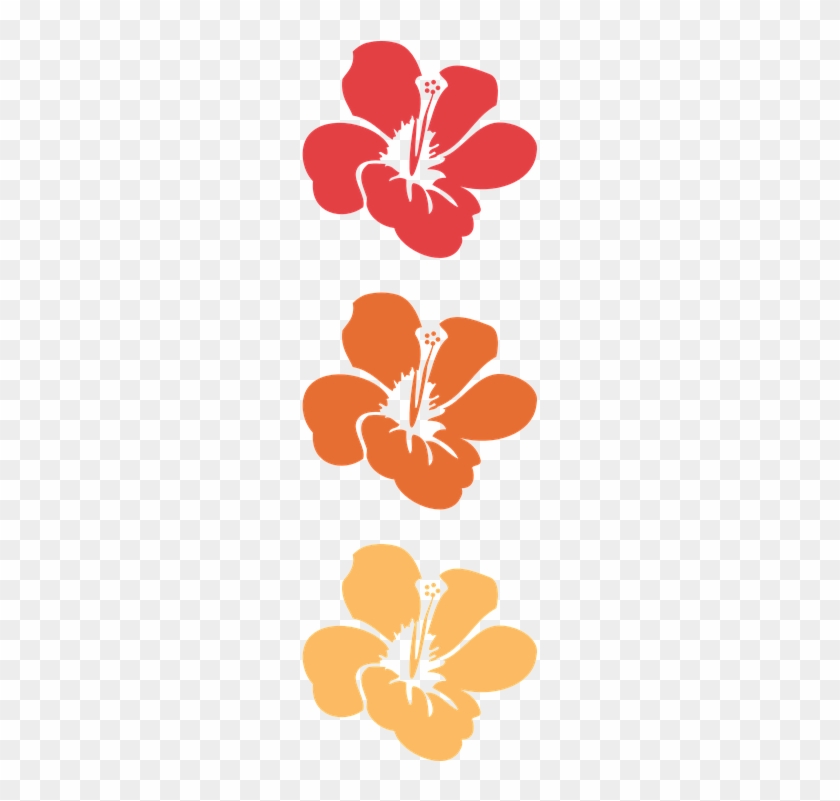 Hawaiian Flowers Clipart 22, - 3drose Dpp_54493_1 Orange Hibiscus Flower-hawaiian #275779