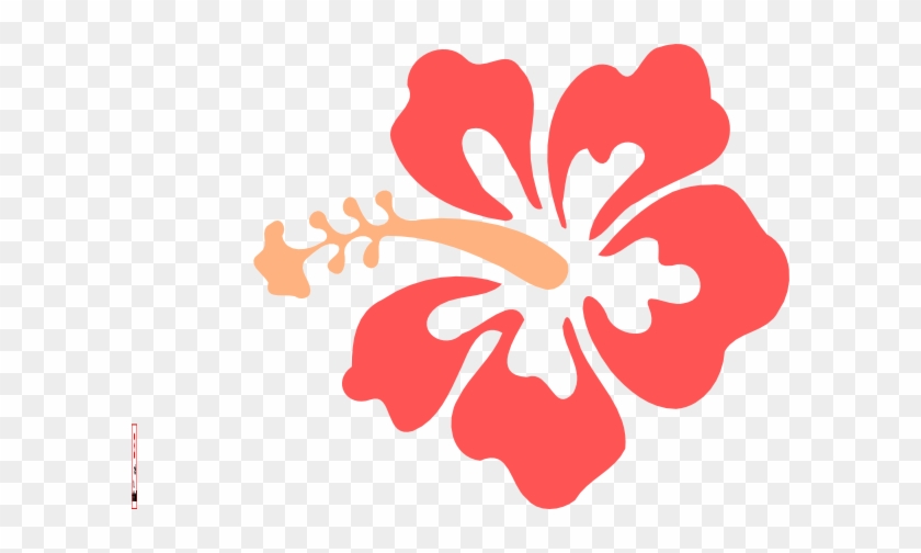 Hawaiian Flower Hibiscus Flower Clip Art At Vector - Hibiscus Clip Art #275780