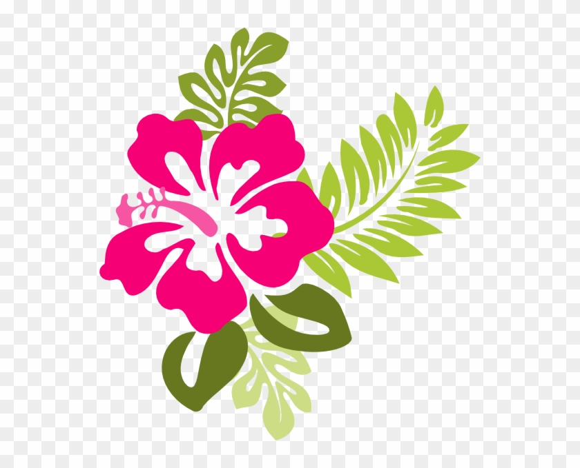 Hibiscus Clip Art At Vector Clip Art - Hibiscus Clip Art #275801