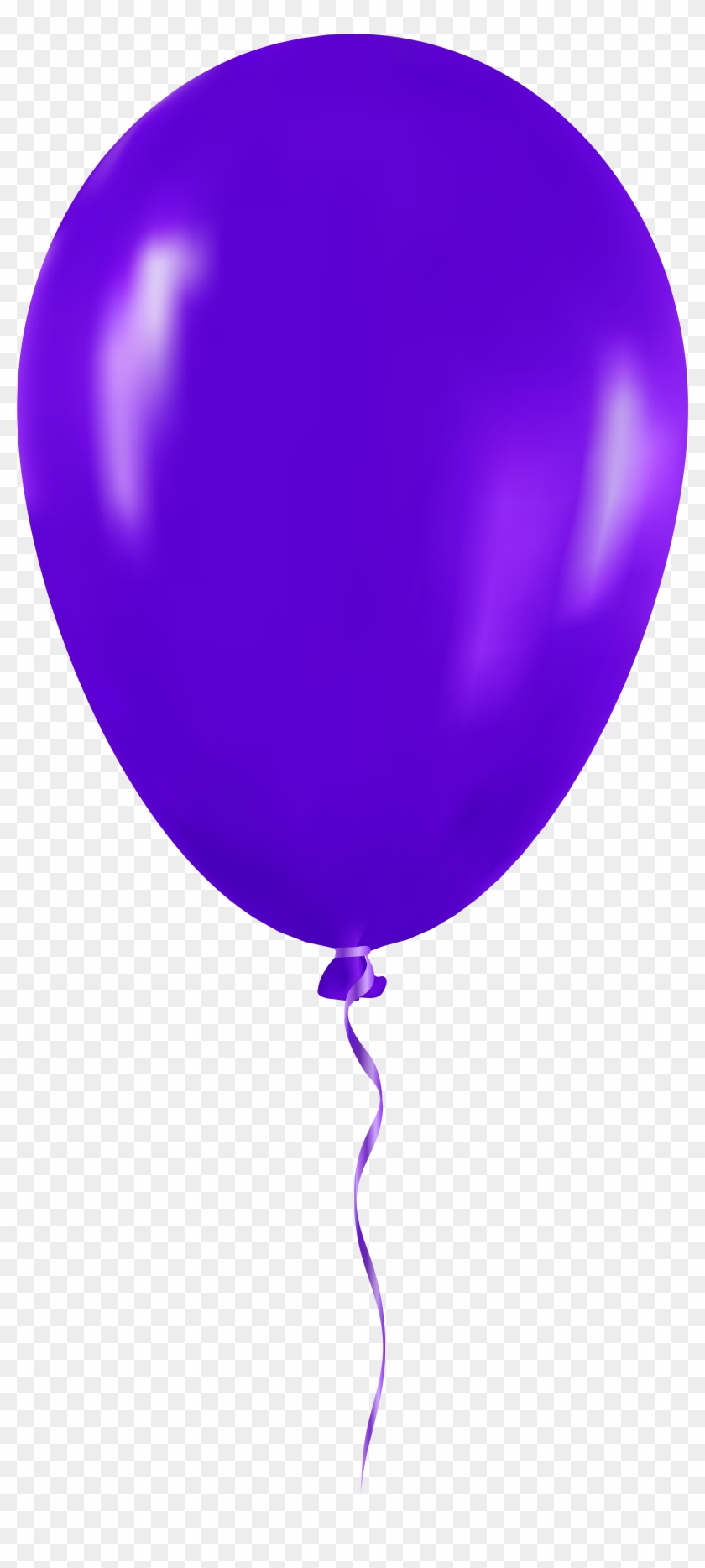 Balloon Clipart Oval - Purple Balloon Transparent Background #275853